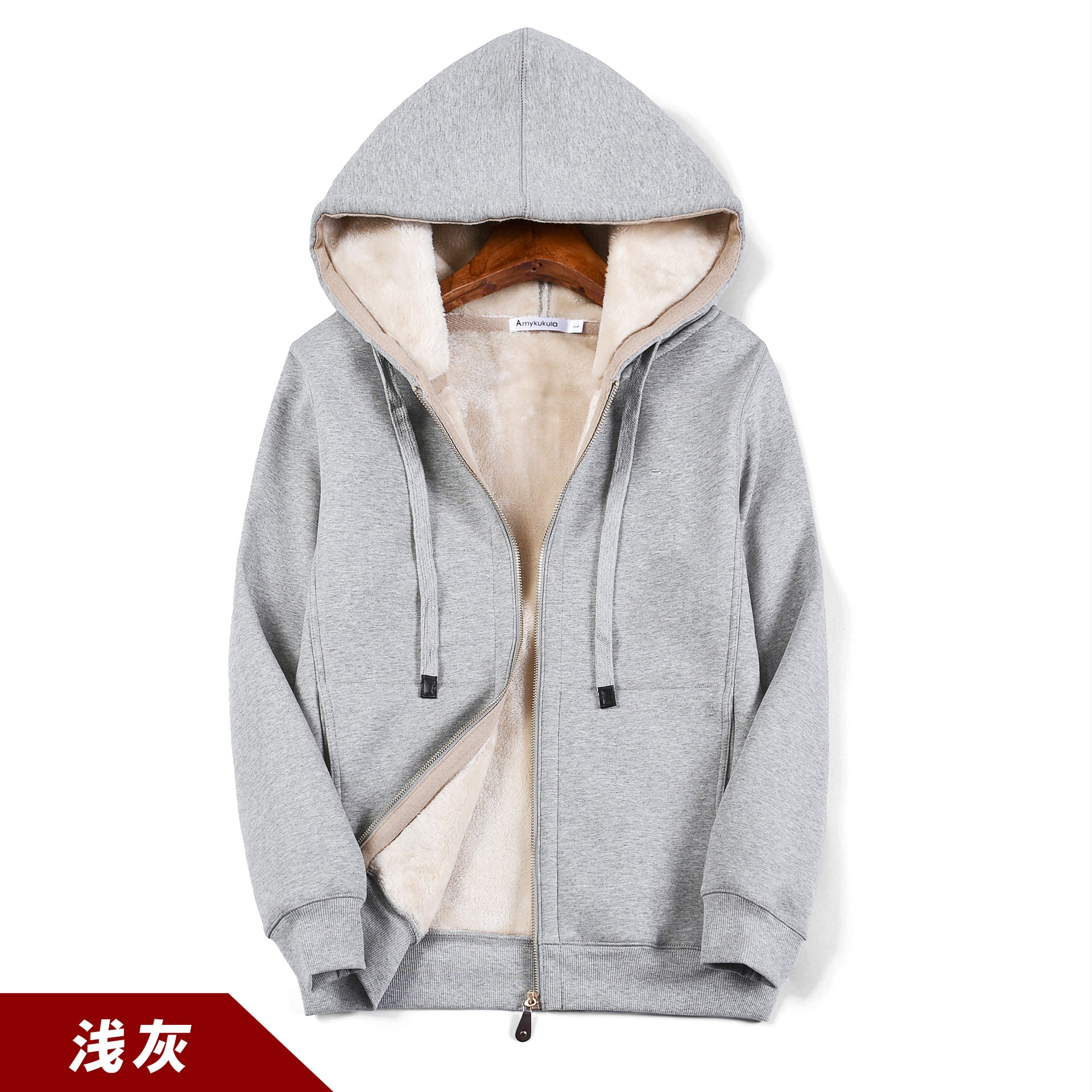 On Behalf Of The Hair Lamb Wool Sweater Women Plus Velvet Thick New Style Korean Loose Large Size Lamb Wool Coat Jacket To Keep Warm