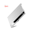Stainless steel metal creative card holder