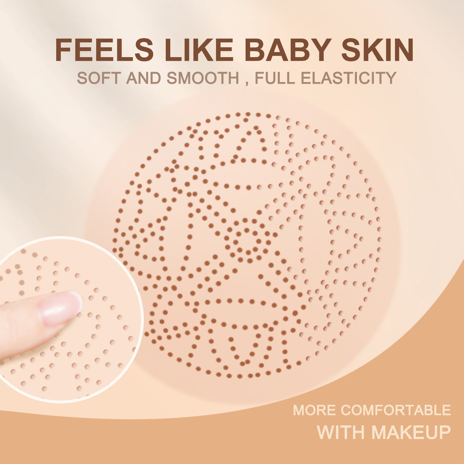 EELHOE Mushroom Head Air Cushion BB Cream Mushroom Air Cushion Cover Facial Blemishes Brightening And Moisturizing Natural Naked Makeup Foundation