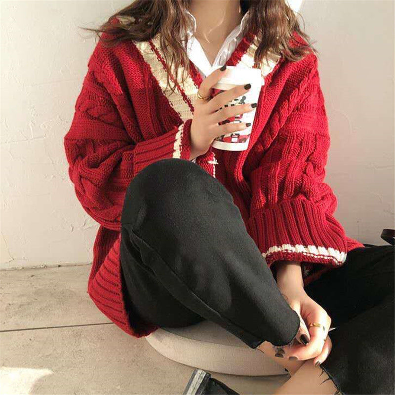 Korean Chill Sweater Jacket
