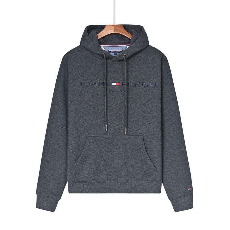 Men's Autumn And Winter New Hooded Pullover Long-sleeved Sweater Hoodie