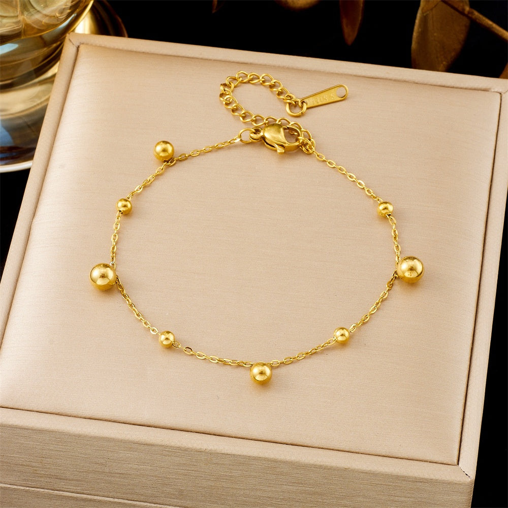 All-matching Ins Gold Fashion Ornament Bracelet