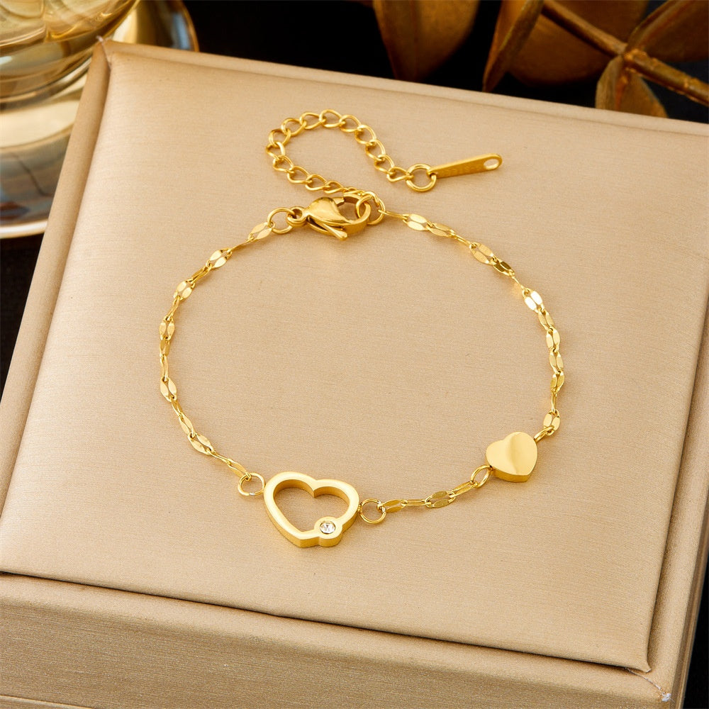 All-matching Ins Gold Fashion Ornament Bracelet